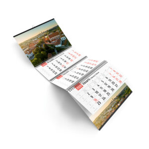 Trijų dalių sieninis kalendorius ŠV. ONOS IR BERNARDINŲ BAŽNYČIŲ ANSAMBLIS 2026